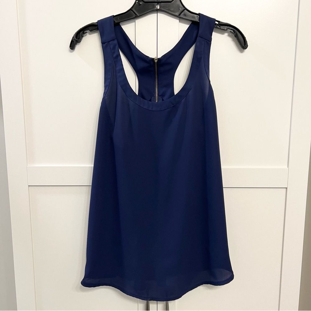 Express Purple Racerback Tank